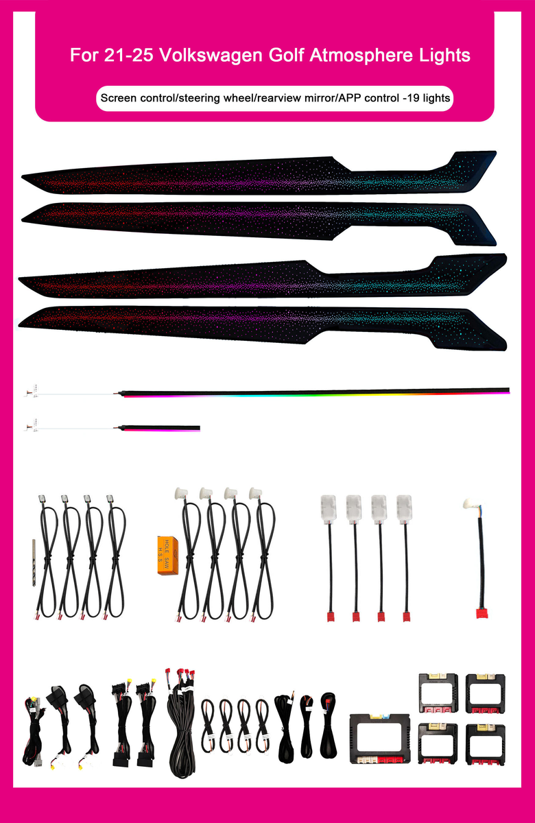 Volkswagen Golf 8 2021-2025 Ambient Lights