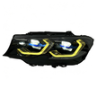 BMW 3-Series G20 G28 Smoked Dual Color Headlights